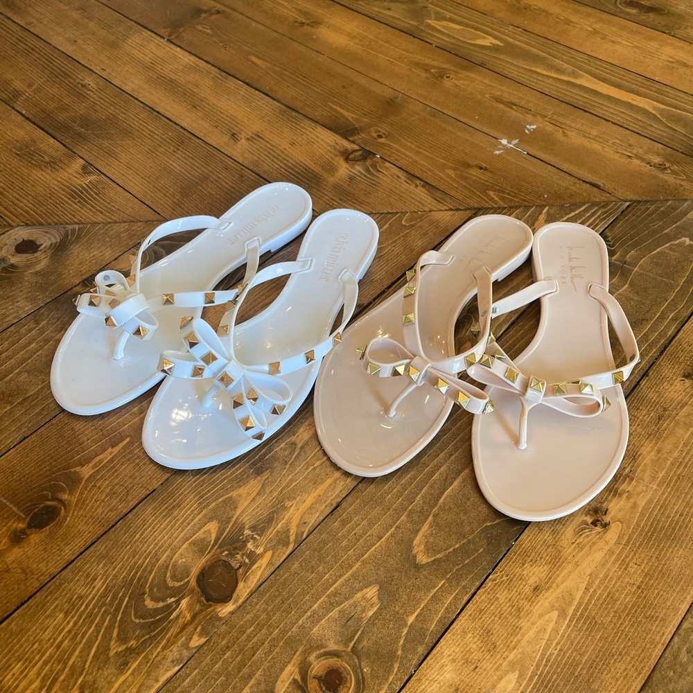 Nicole Miller and Olivia Miller Flip Flops